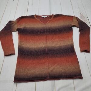 Aziza by Biz mohair blend ombre sweater earthy grunge goblin core large